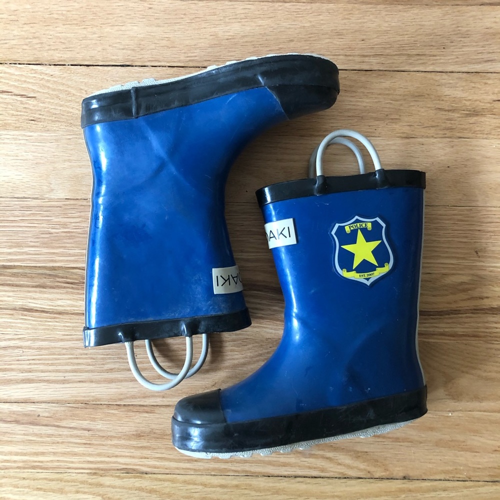 Oaki Kid’s Rain Boots / Galoshes  - Size 12